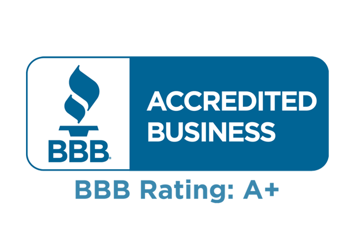 Better Business Bureau A+ Rated badge